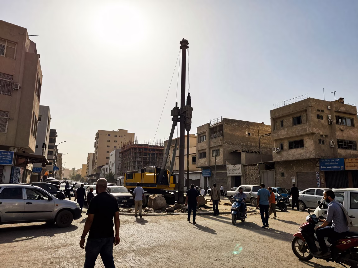 Early Afternoon in Cairo at The Early Afternoon Light in in Cairo, Egypt