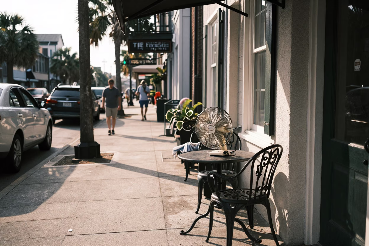 Early Afternoon in Charleston at The Early Afternoon Light in in Charleston, South Carolina, United States