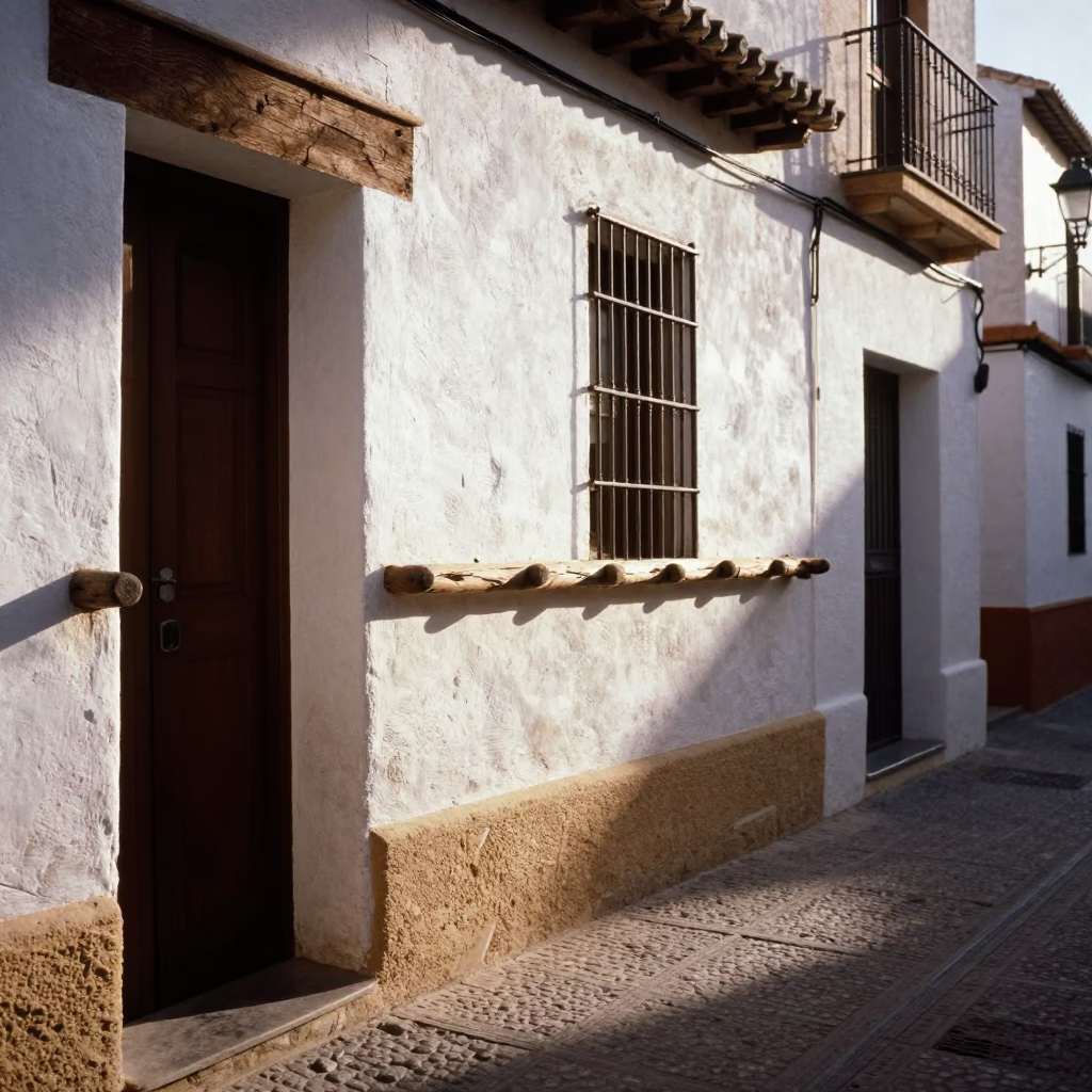 Early Afternoon in Granada at The Early Afternoon Light in in Granada, Spain