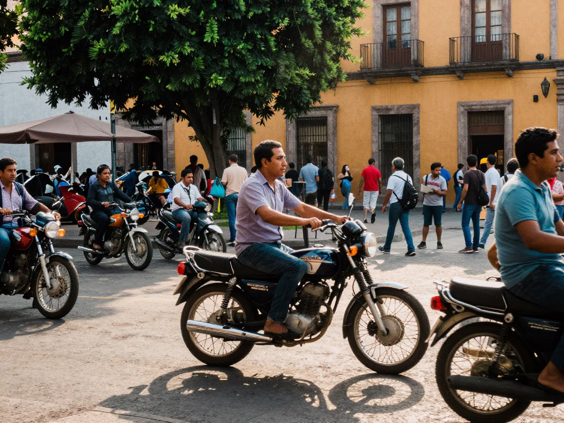 Early Afternoon in Guadalajara at The Early Afternoon Light in in Guadalajara, Mexico