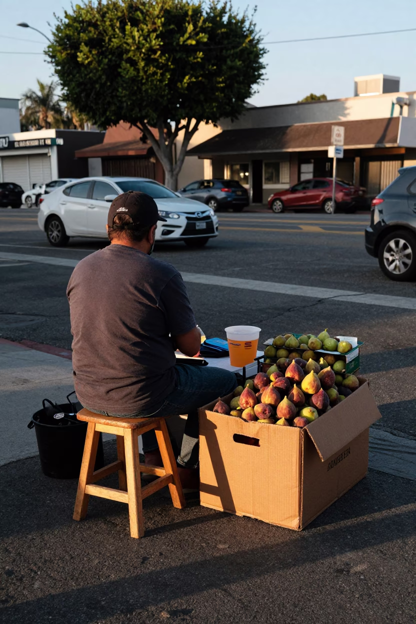 Early Afternoon in Los Angeles at The Early Afternoon Light in in Los Angeles, California, United States