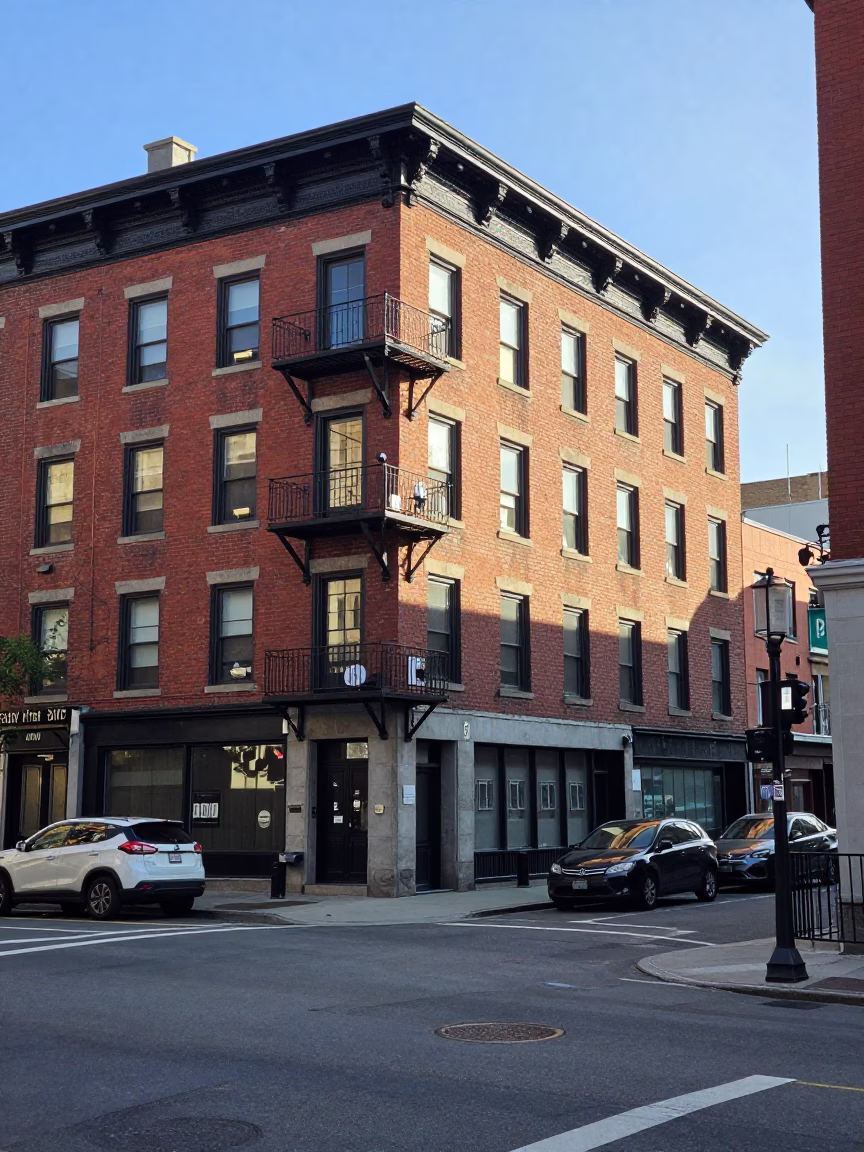 Early Afternoon in Montreal at The Early Afternoon Light in in Montreal, Quebec, Canada