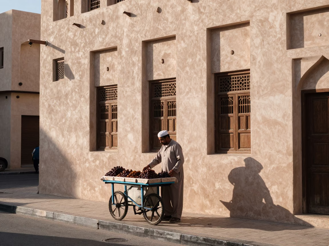 Early Afternoon in Muscat at The Early Afternoon Light in in Muscat, Oman
