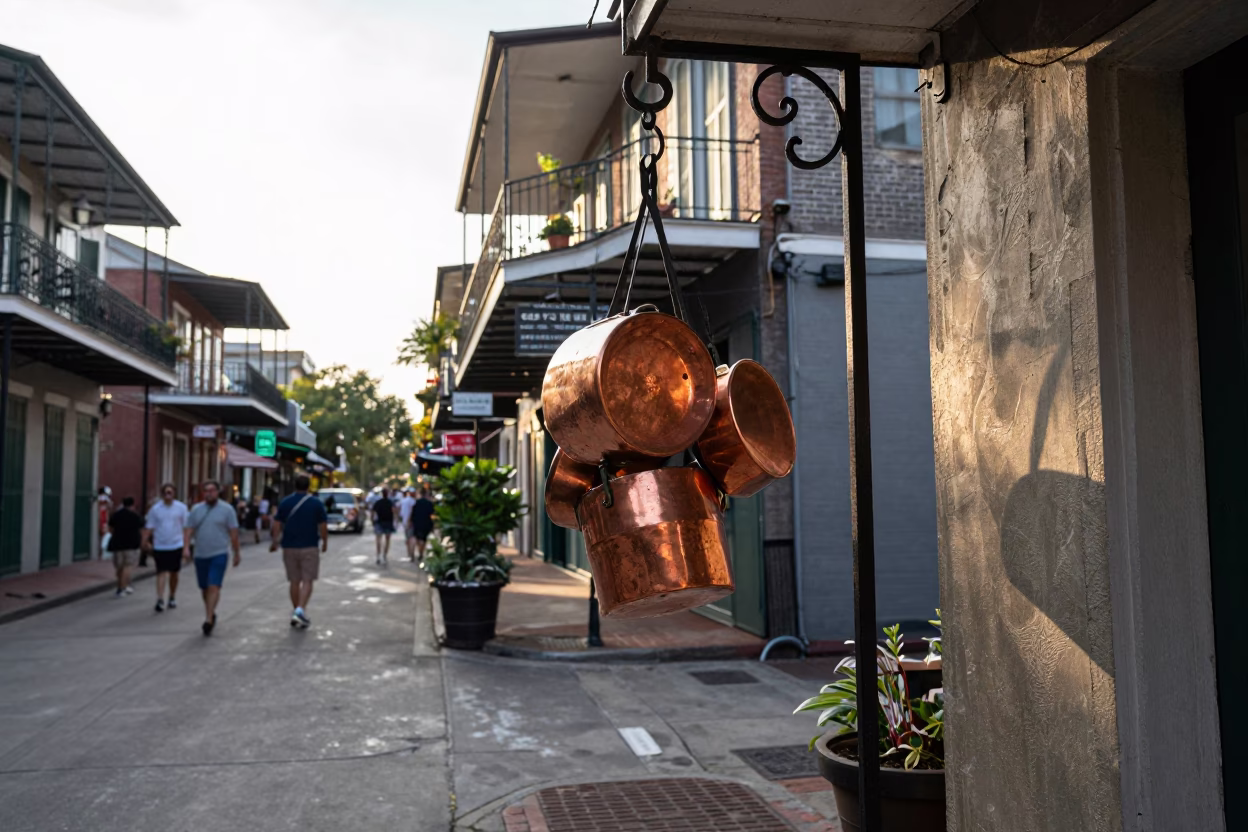 Early Afternoon in New Orleans at The Early Afternoon Light in in New Orleans, Louisiana, United States