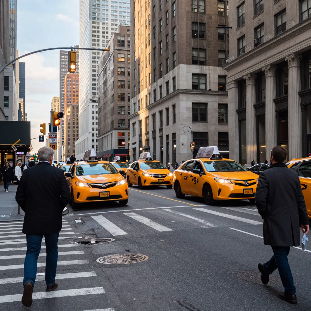 Early Afternoon in New York at The Early Afternoon Light in in New York, New York, United States