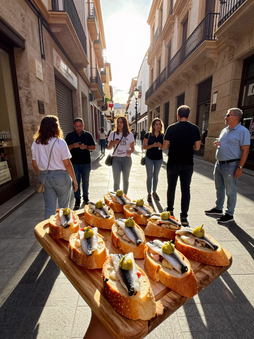 Early Afternoon in Valencia at The Early Afternoon Light in in Valencia, Spain