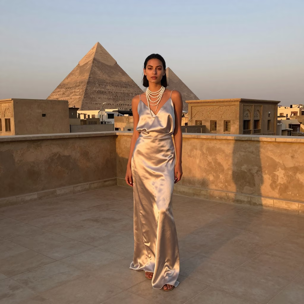 Early Evening in Cairo at The Early Evening Light in in Cairo, Egypt