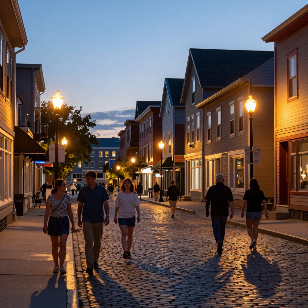 Early Evening in Halifax at The Early Evening Light in in Halifax, Nova Scotia, Canada
