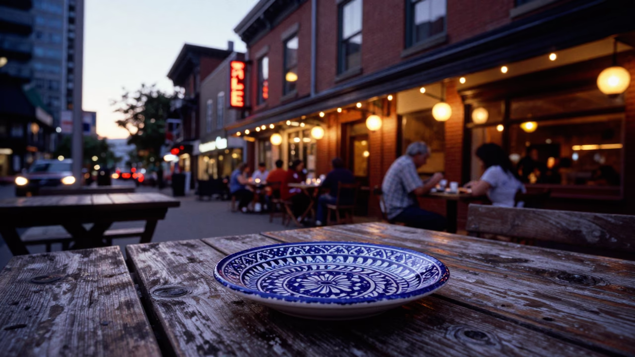 Early Evening in Vancouver at The Early Evening Light in in Vancouver, British Columbia, Canada