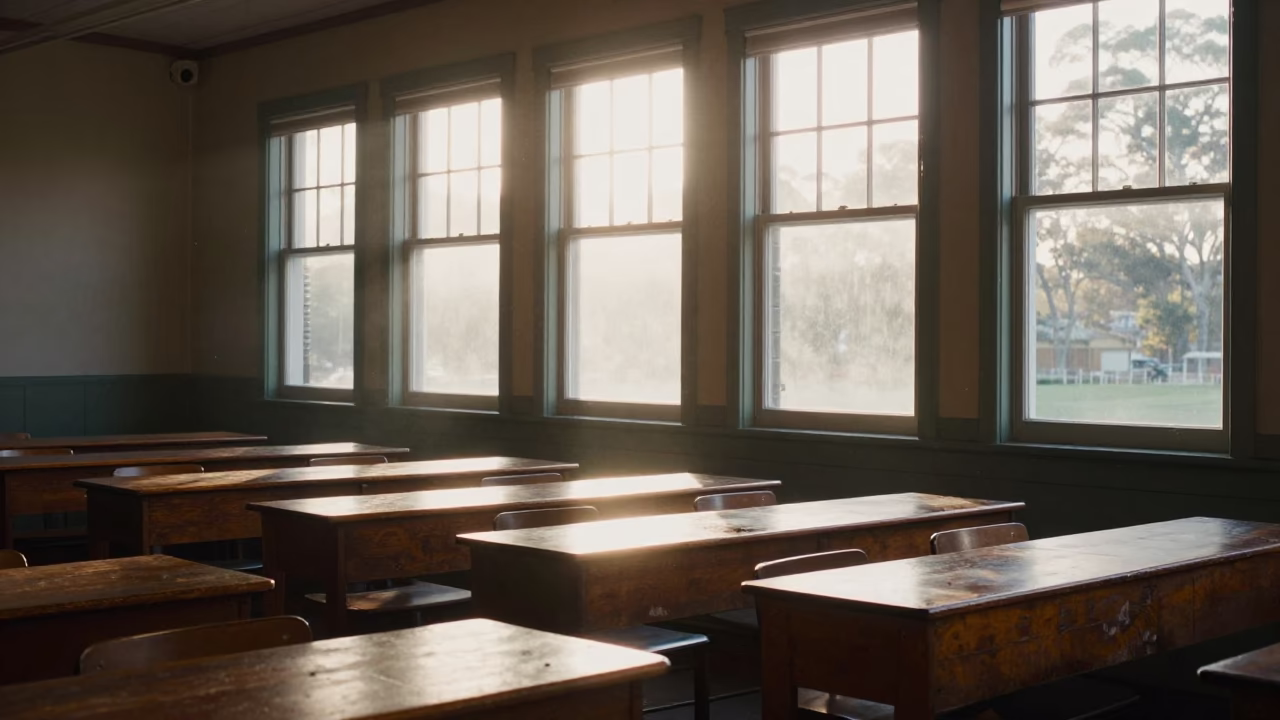 Early Light just after sunrise in Hobart in in Hobart, Tasmania, Australia