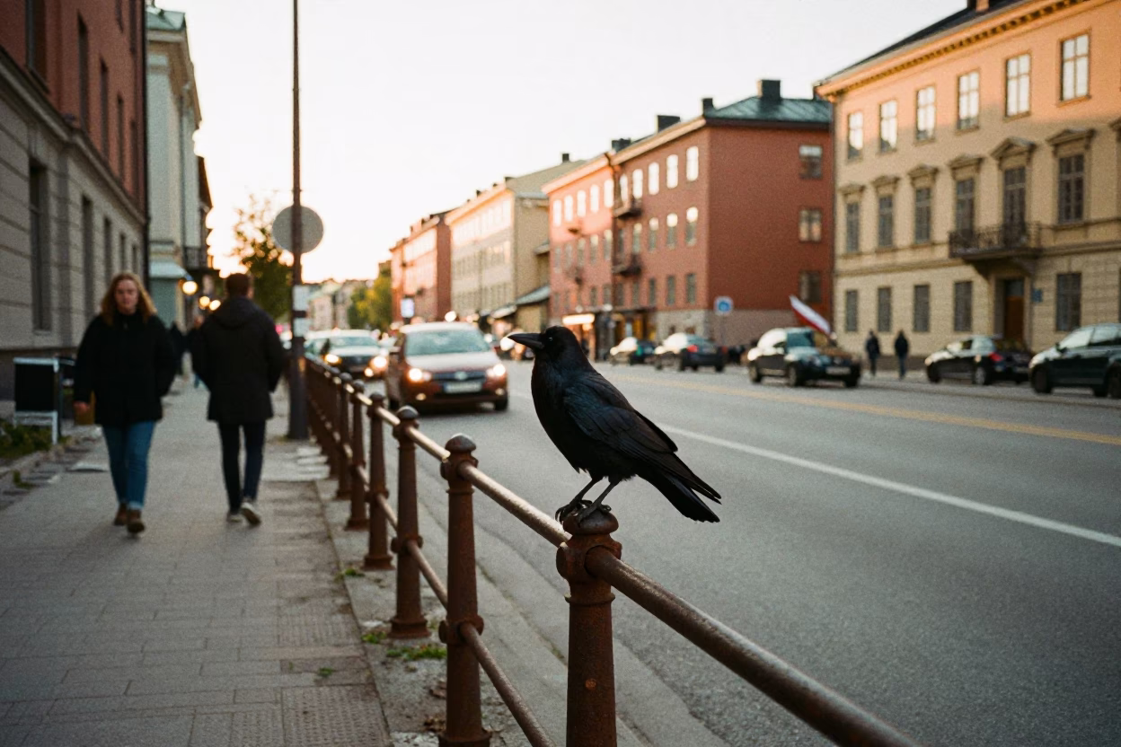 Early Morning at The Early Morning Light in Stockholm in in Stockholm, Sweden