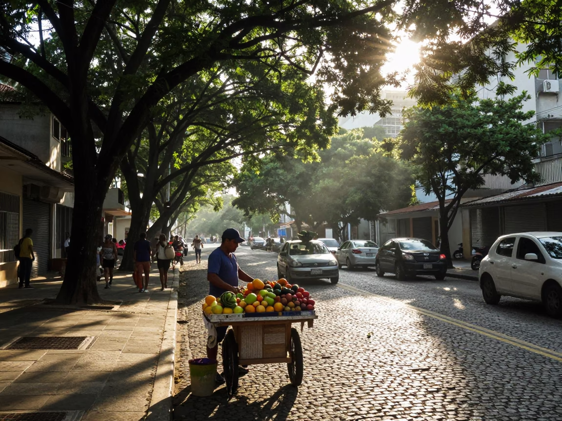 Early Morning in Rio De Janeiro in in Rio de Janeiro, Brazil