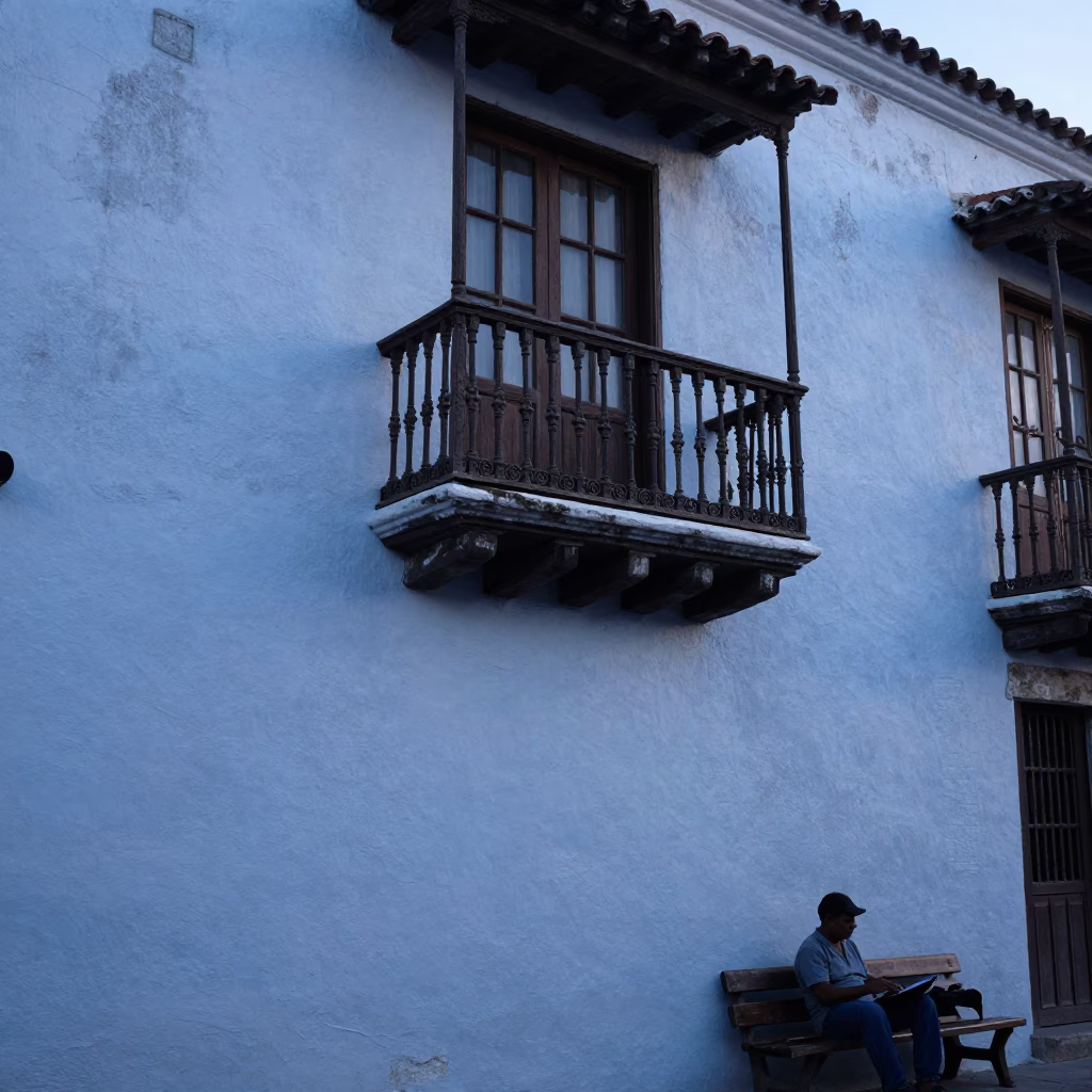 Early Morning Light on Cool in Cartagena in in Cartagena, Colombia