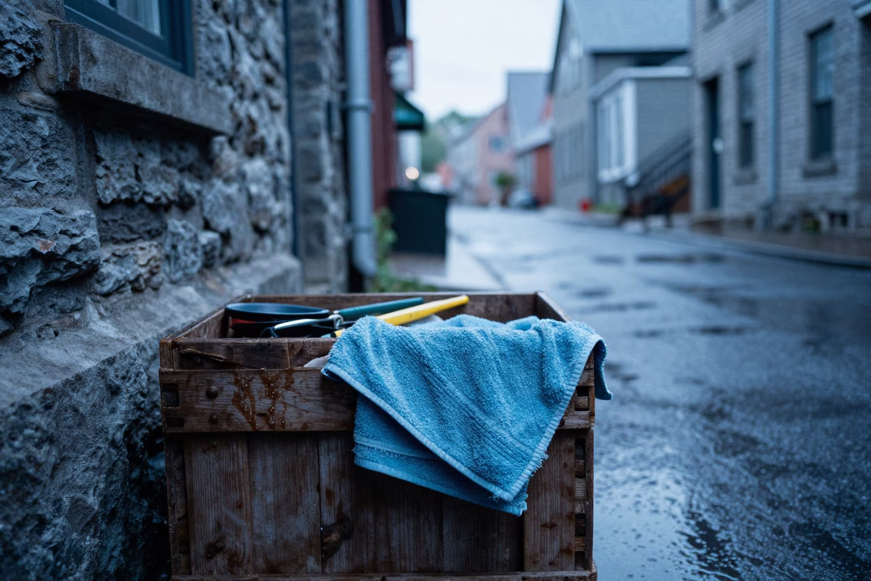 Early Morning Light on Tools in in Halifax, Nova Scotia, Canada