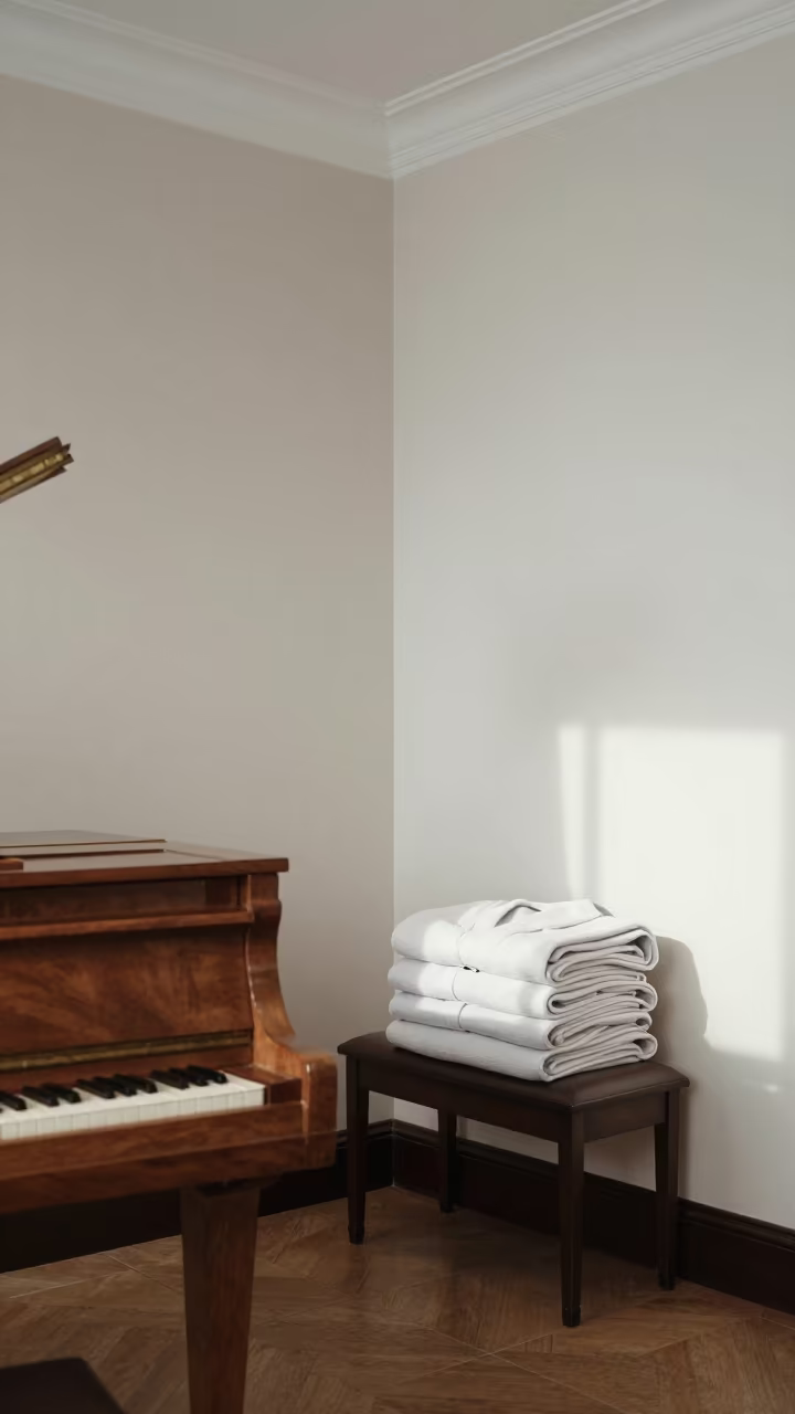 Early Morning Lobby Piano Corner Before Opening in inside a breakfast room before opening near Exeter