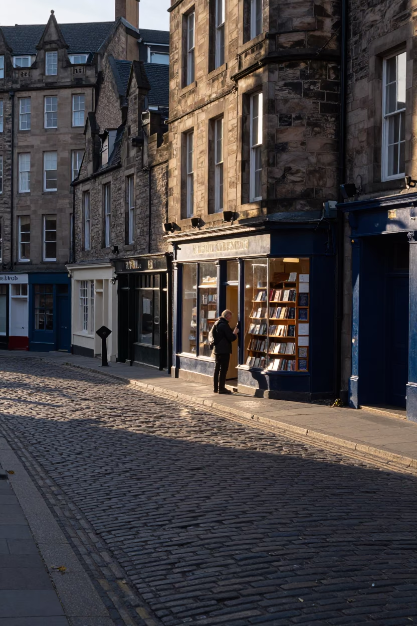 Edinburgh Morning Light at The Late Morning Light in in Edinburgh, United Kingdom