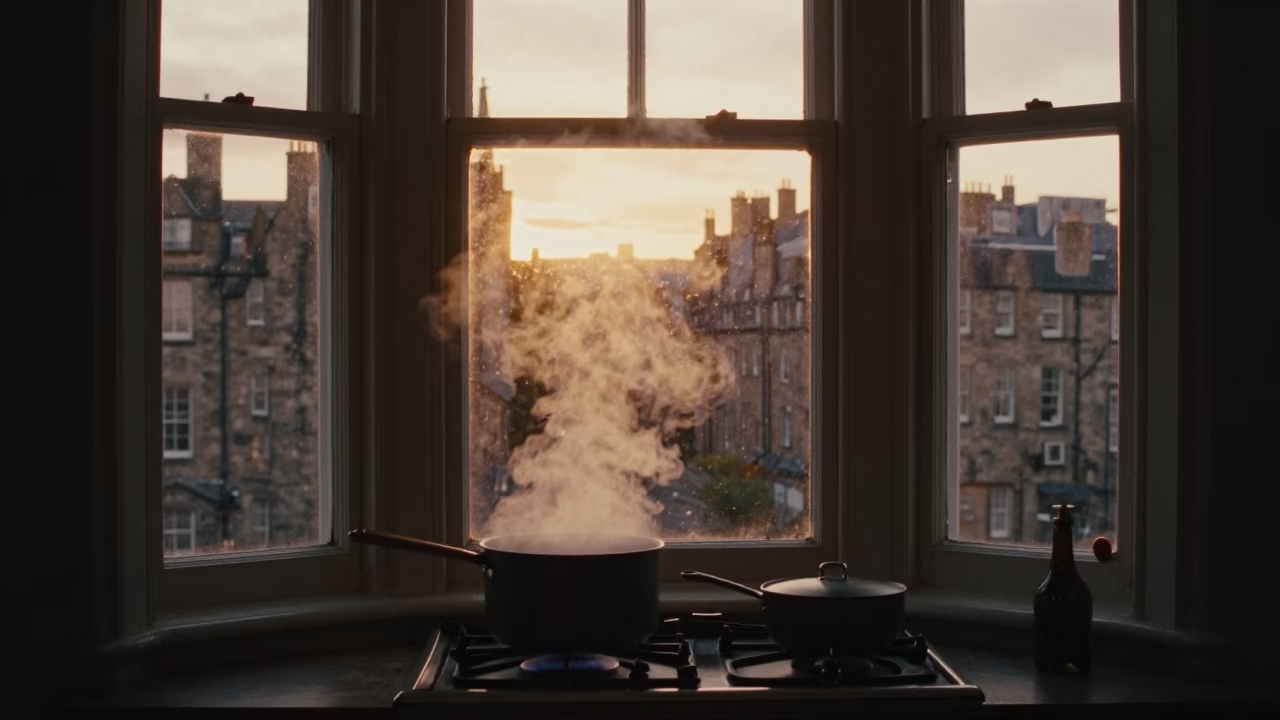 Edinburgh Saucepan at Golden Hour in in Edinburgh, United Kingdom