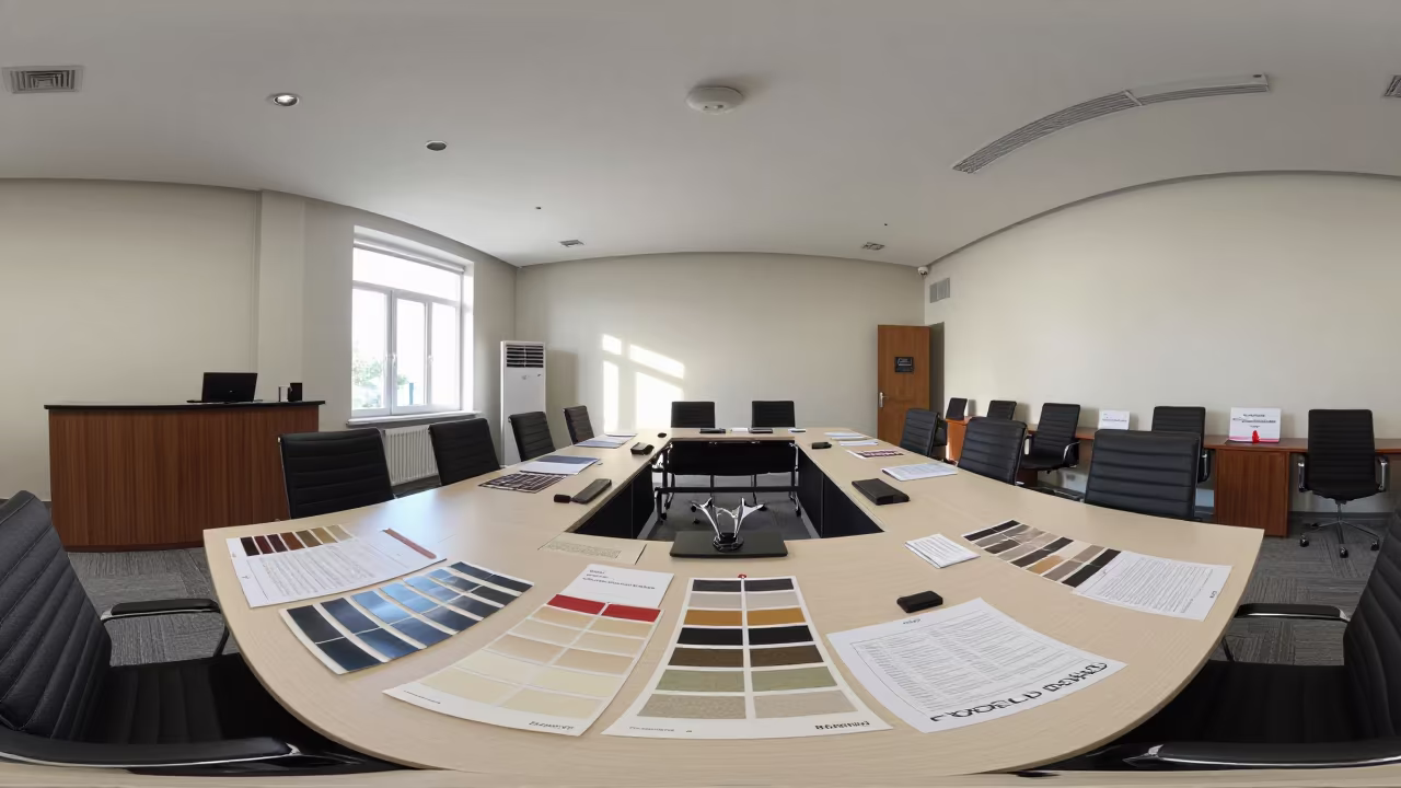 Edirne Conference Room Space Planning Tile Case in inside a conference room in Edirne