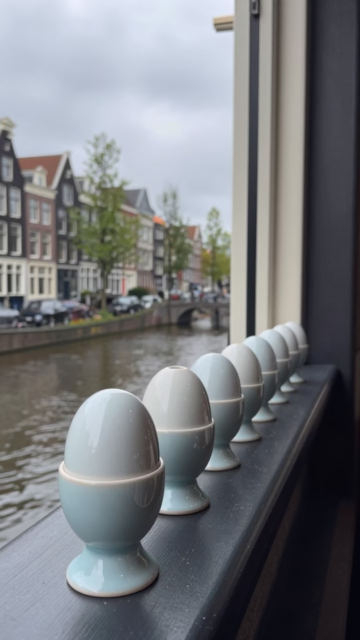 Egg Cups in Amsterdam in in Amsterdam, Netherlands