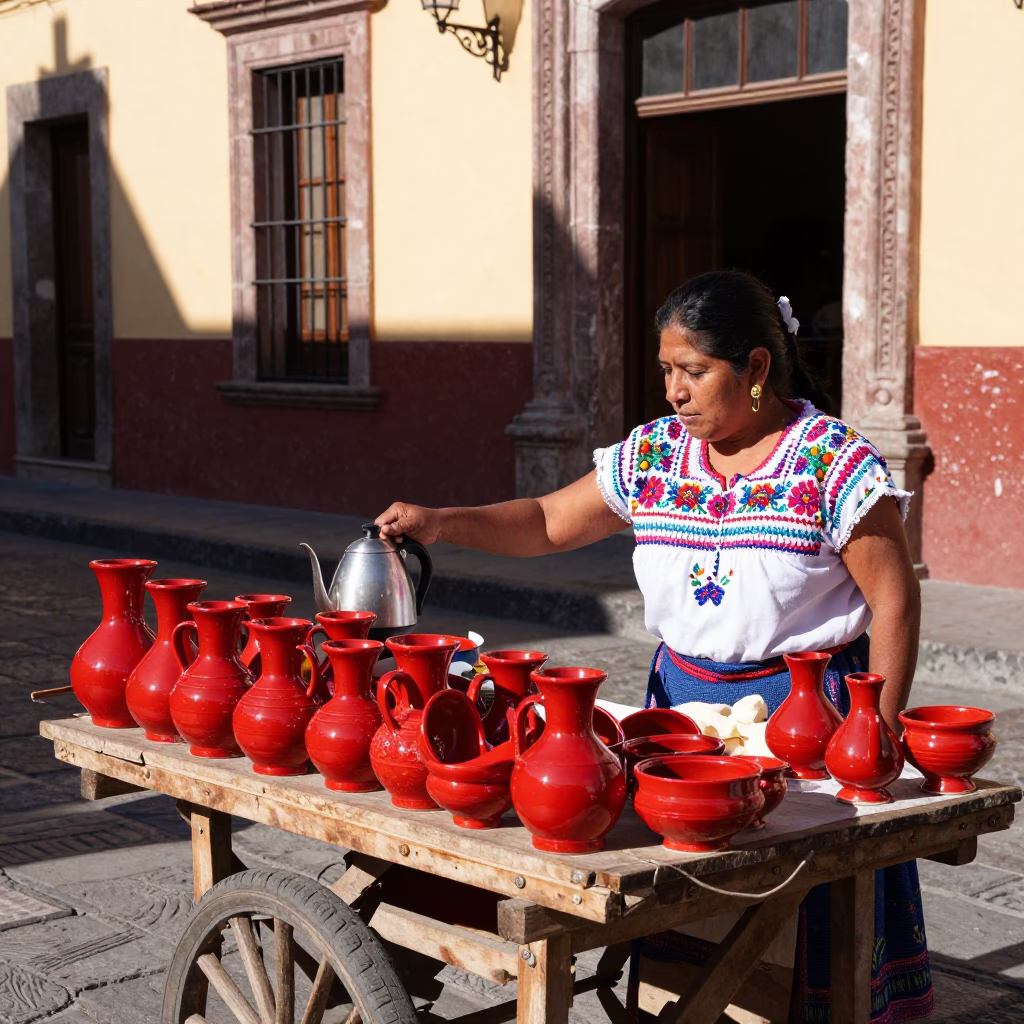 Electric Kettle in Oaxaca in in Oaxaca, Mexico