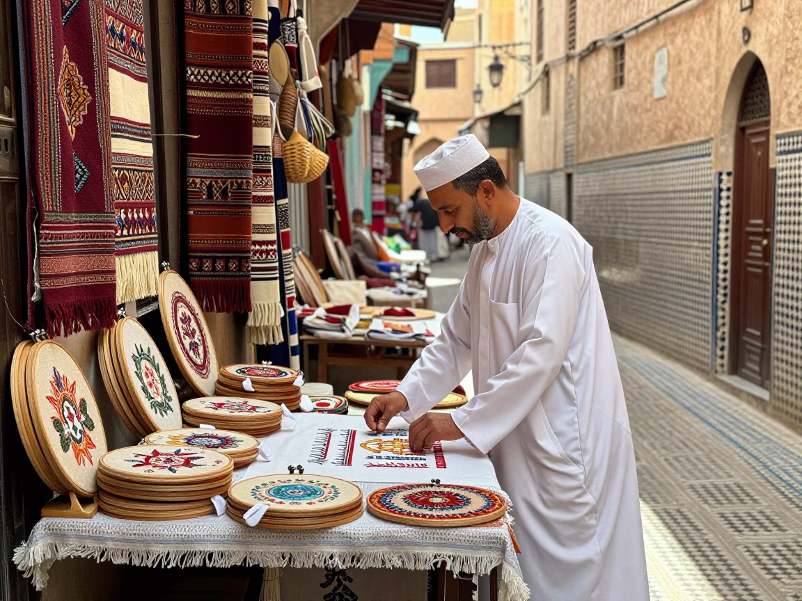 Embroidery Supplies in Fez in in Fez, Morocco