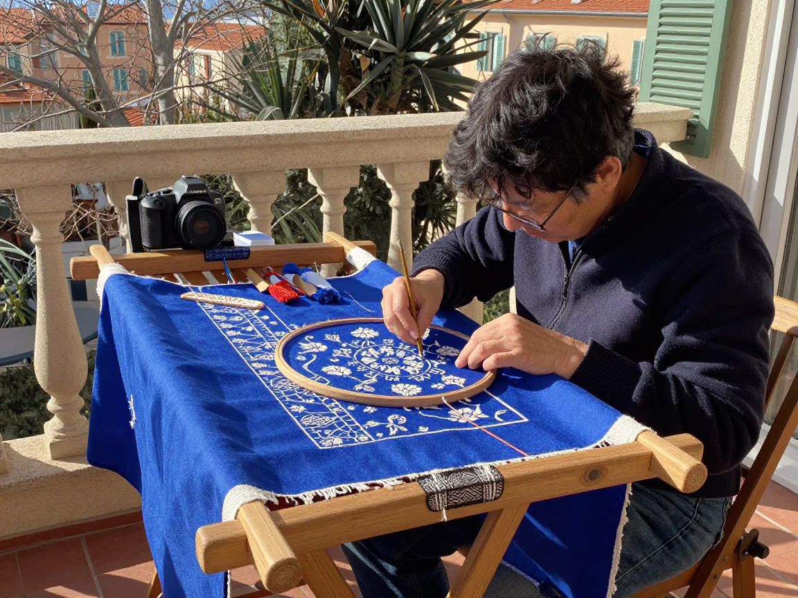 Embroidery Workspace in Nice in in Nice, France