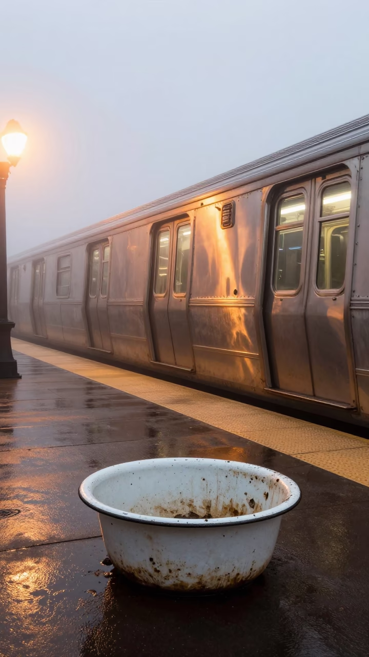 Enamel Basin in Chicago in in Chicago, Illinois, United States