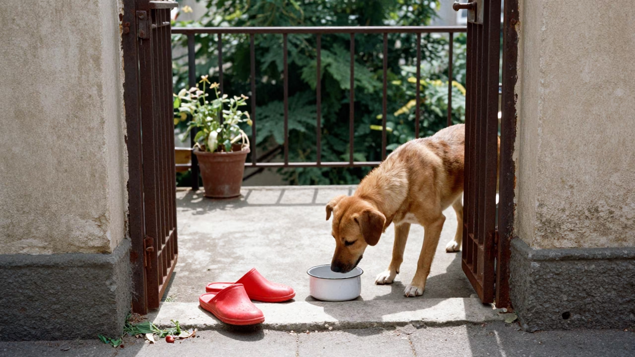 Enamel Bowl in Budapest in in Budapest, Hungary