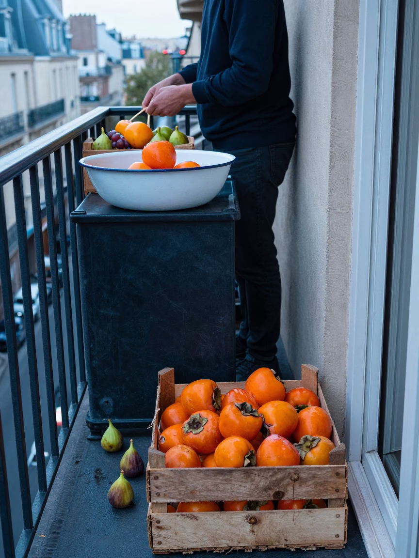 Enamel Bowl in Paris in in Paris, France
