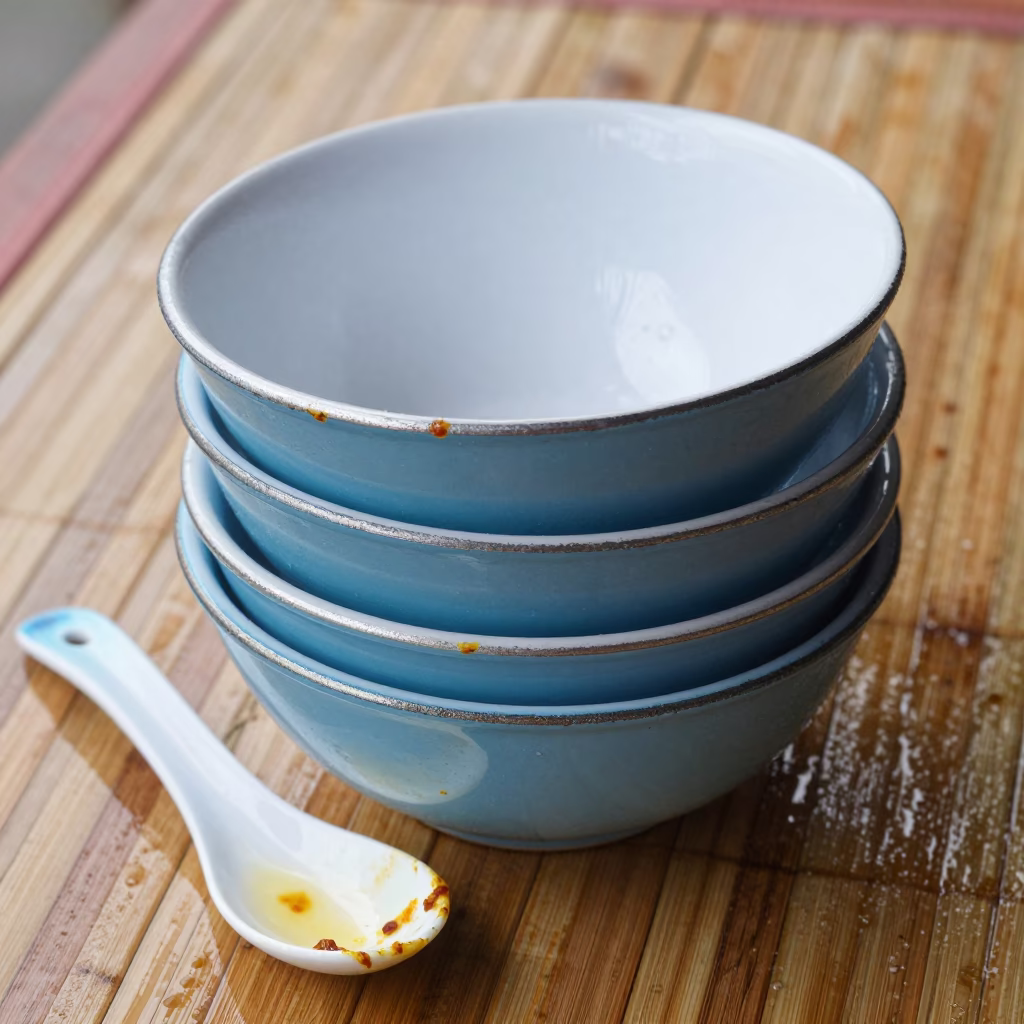 Enamel Bowls in Phuket in in Phuket, Thailand