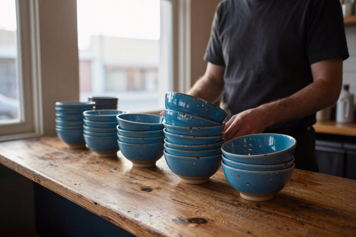 Enamel Bowls in San Francisco in in San Francisco, California, United States