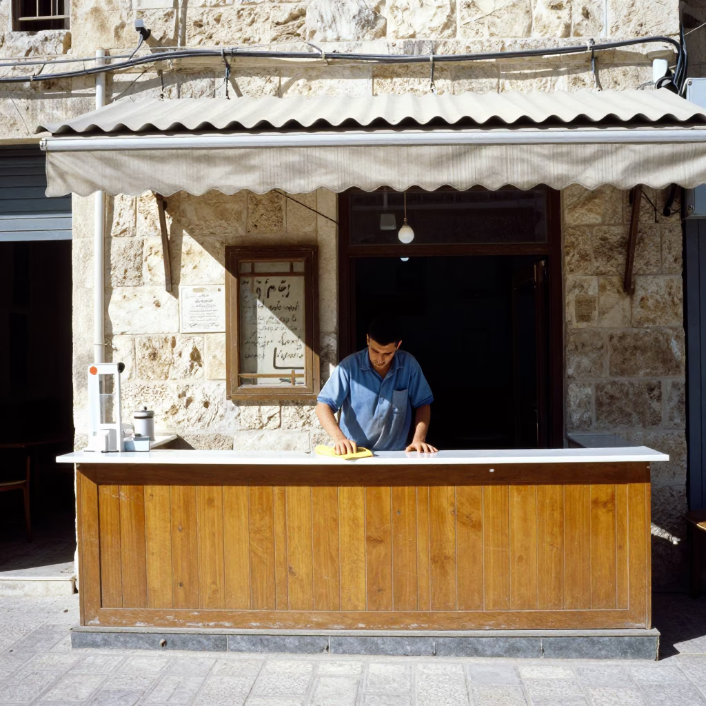 Enamel Counter in Amman in in Amman, Jordan