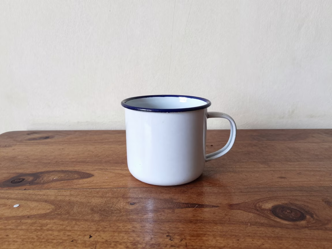 Enamel Mug in Havana in in Havana, Cuba
