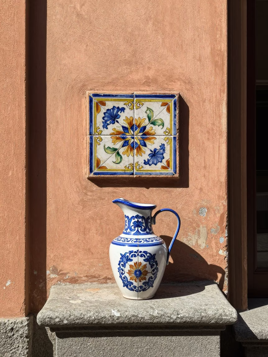 Enamel Pitcher in Bologna in in Bologna, Italy