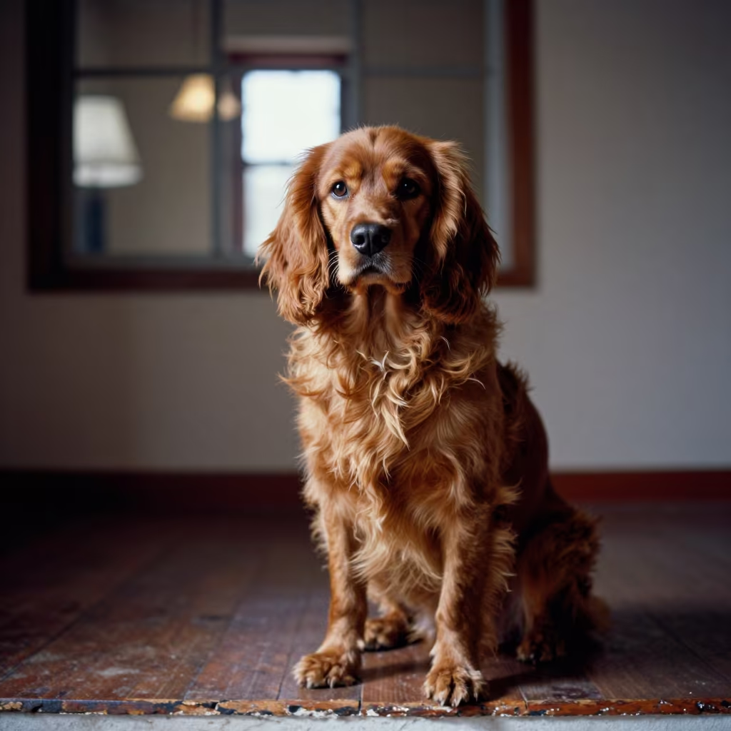 English Toy Spaniel Portrait in Navojoa Studio in in a quiet portrait studio with a plain backdrop and eye-level framing in Navojoa
