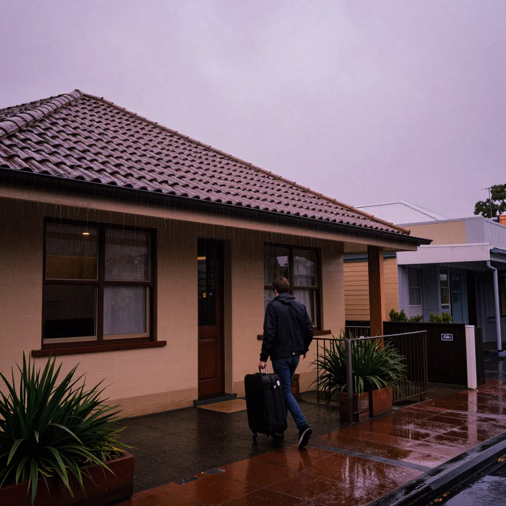 Entering Terrace in Sydney in in Sydney, New South Wales, Australia