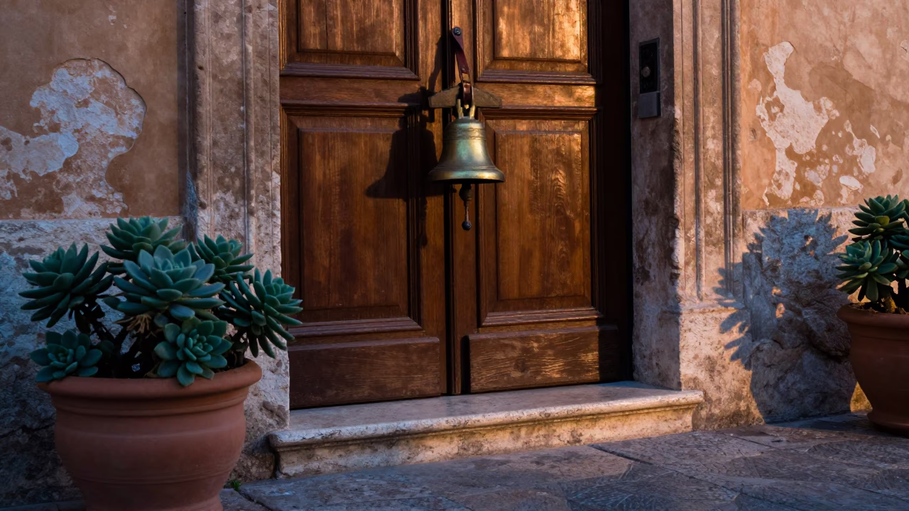 Entrance Threshold in Palermo in in Palermo, Italy