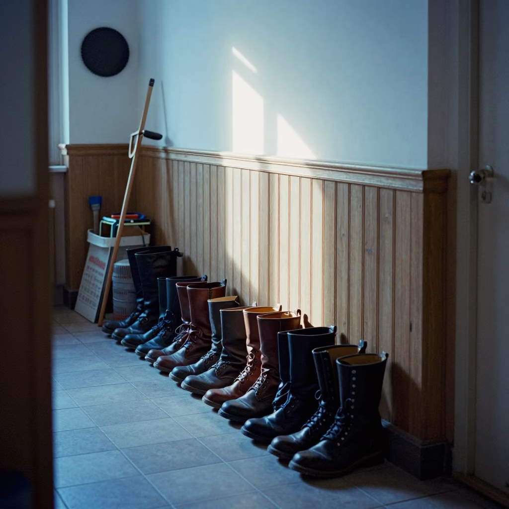 Entryway just after sunrise in Vienna in in Vienna, Austria