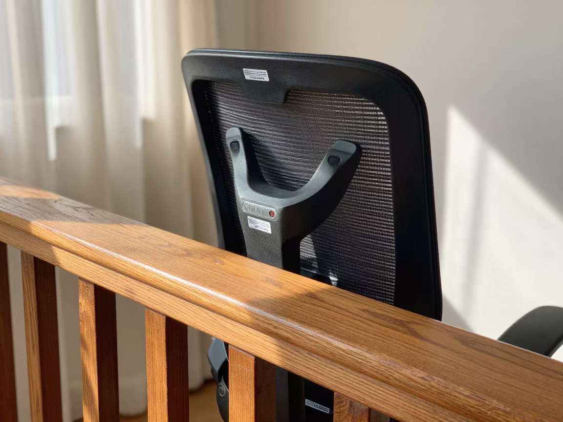 Ergonomic Chair Parts on Pier Railing Manaus in on a pier railing in Manaus