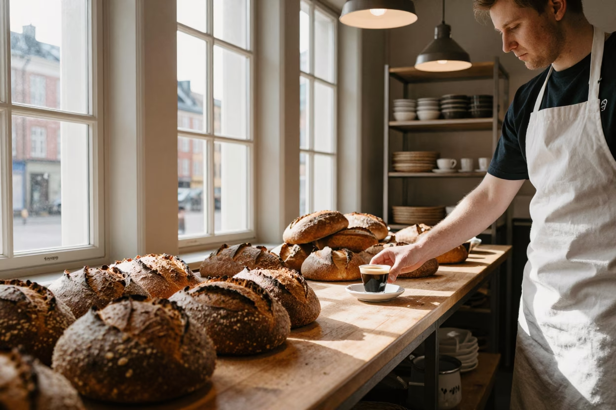 Espresso Cup in Copenhagen in in Copenhagen, Denmark