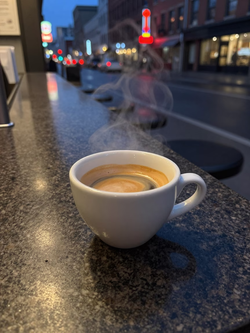 Espresso Cup in Montreal in in Montreal, Canada
