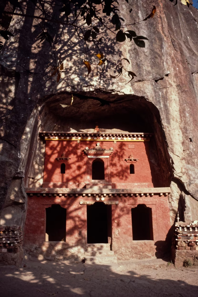 Ethiopian Rock Church in Thimphu Hall in in a ceremonial hall in Thimphu