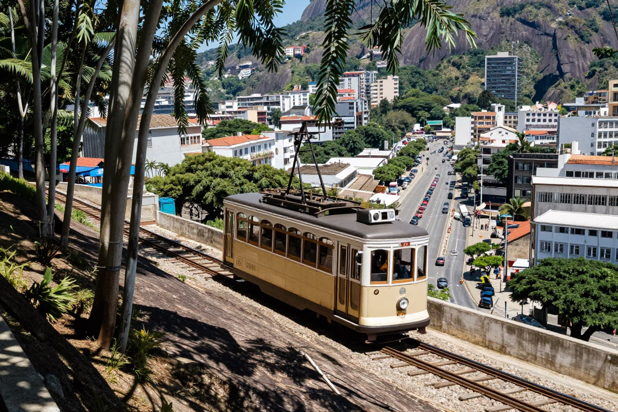 Eucalyptus Trees in Rio De Janeiro at Bright Midmorning Light in in Rio de Janeiro, Brazil