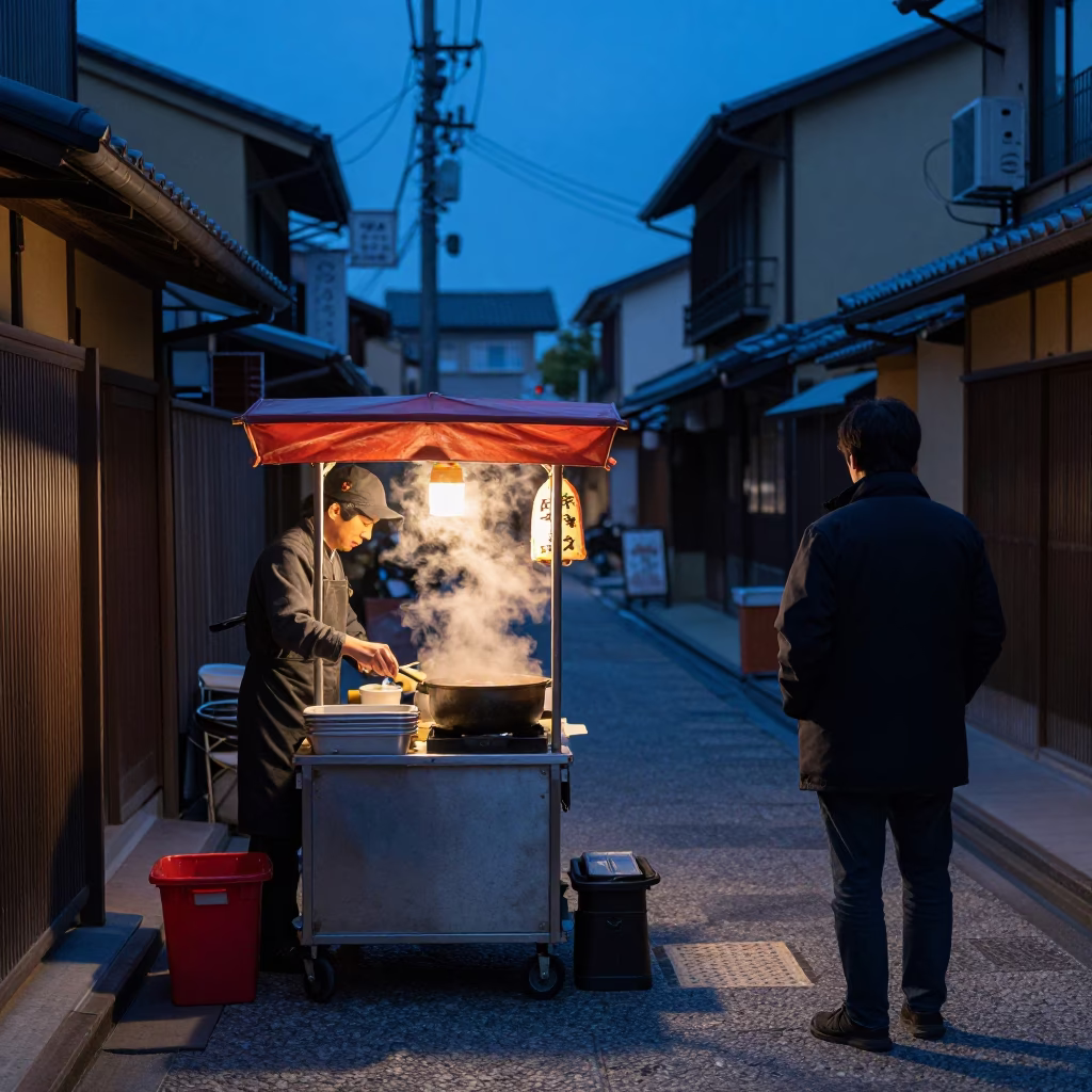 Evening Broth in Kyoto in in Kyoto, Japan