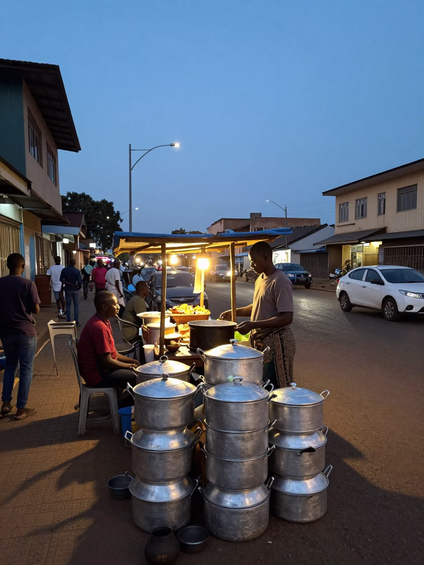 Evening Customers in Nairobi in in Nairobi, Kenya