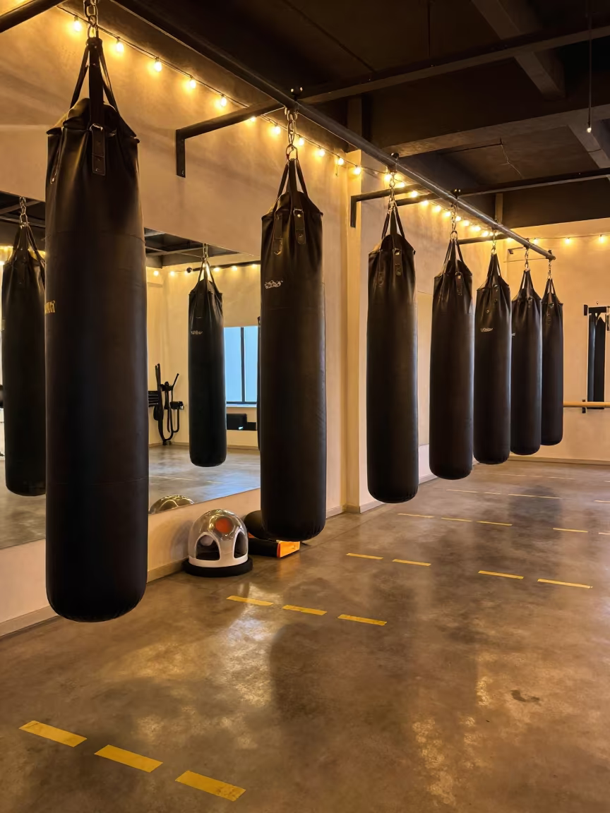 Evening Fitness Gear in Antalya Yoga Studio in inside a yoga studio before the session begins in Antalya