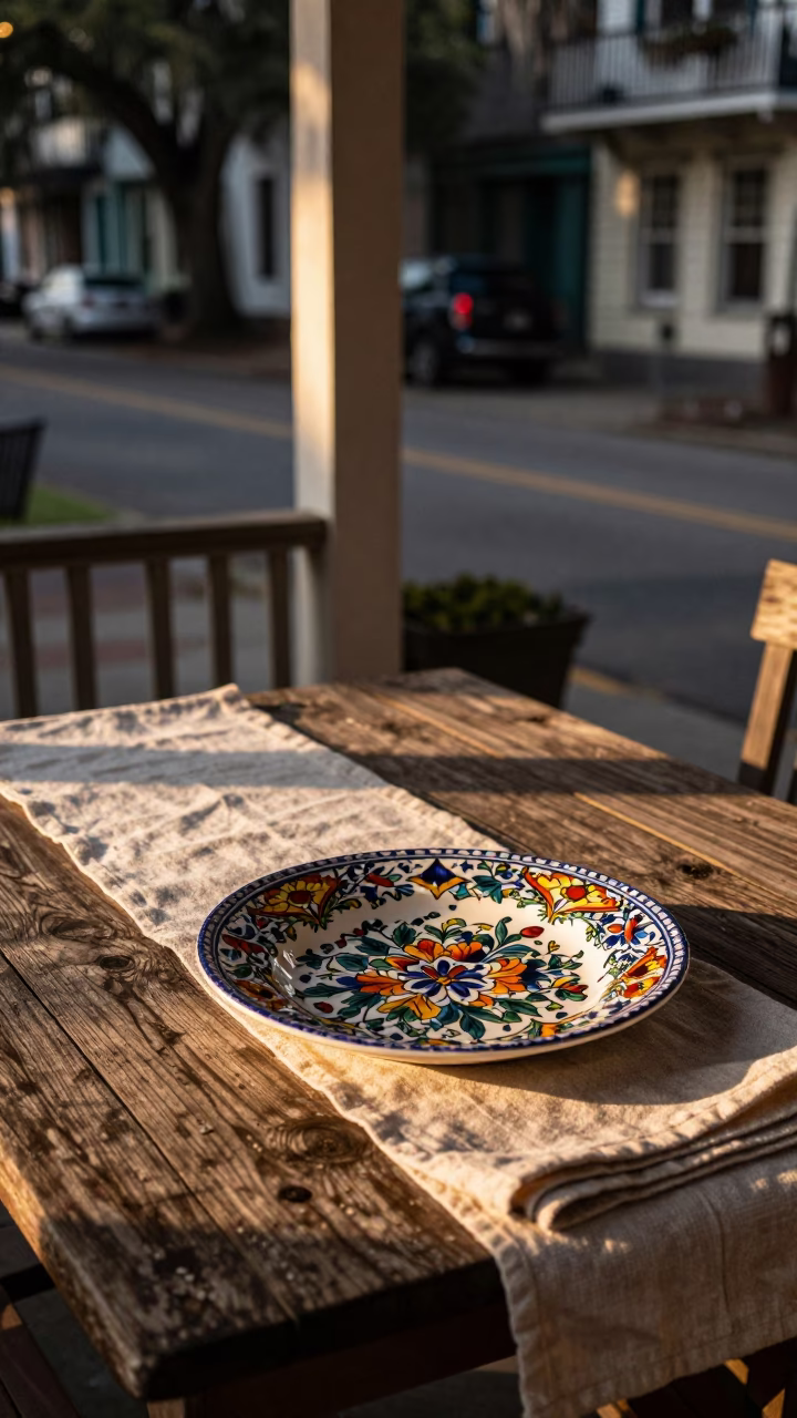 Evening Light in Charleston at Honeyed Evening Light in in Charleston, South Carolina, United States