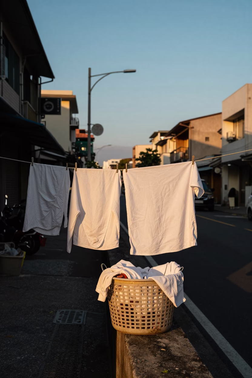 Evening Light in Kaohsiung at Honeyed Evening Light in in Kaohsiung, Taiwan