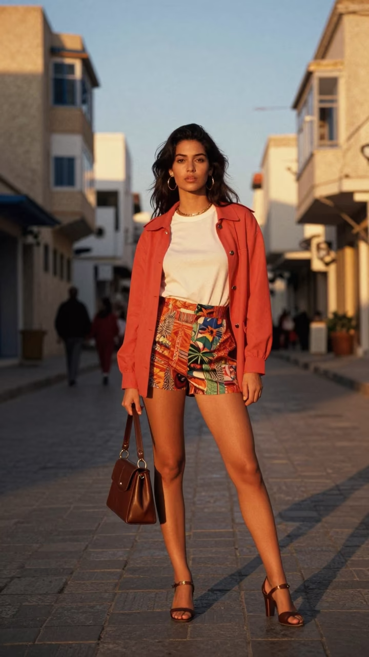 Evening Light in Tunis at Honeyed Evening Light in in Tunis, Tunisia