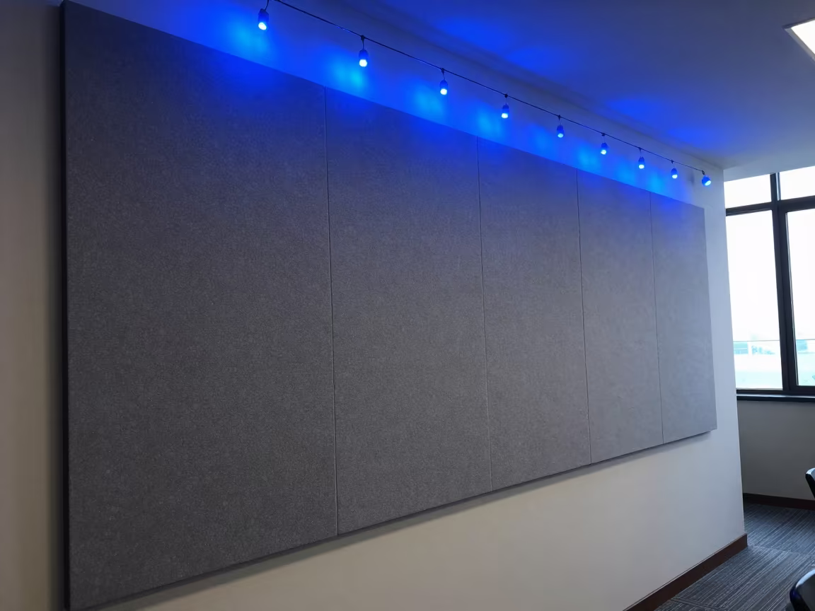 Evening Office Acoustics Board in Peshawar in inside a conference room in Peshawar